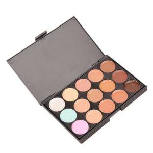 15 Colors Professional Makeup Contour Face Cream Concealer Foundation Palette