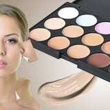 15 Colors Professional Makeup Contour Face Cream Concealer Foundation Palette