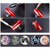 Nail Glue UV Acrylic Rhinestones Decoration Stick Gel Clear Manicure Point Drill