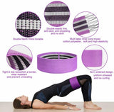 Set of 3 Resistance Hip Bands Exercise Circle for Booty & Glute Fitness Yoga