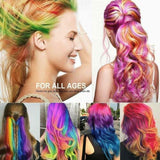 6 Color Hair Chalk Comb Temporary Dye Marker DIY Kids Party Cosplay Non-Toxic