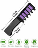 6 Color Hair Chalk Comb Temporary Dye Marker DIY Kids Party Cosplay Non-Toxic