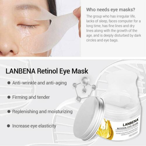 Retinol Eye Mask Sheet Collagen Patches Skin Care Anti Aging Remove Dark Circle