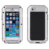 Waterproof Shockproof Aluminum Metal Glass Case Cover for iPhone 6 & 6 Plus