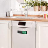 Clean Dirty Dishwasher Magnet Non-Scratch Magnetic Black Signage Indicator Sign