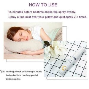 Lavender Deep Sleep Pillow Linen Room Spray Mist Fragrance Natural Essential Oil