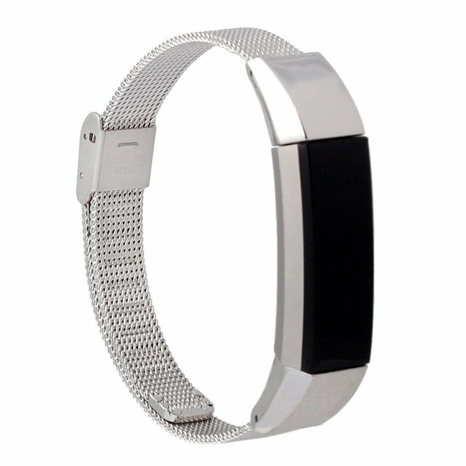 Milanese Stainless Steel Mesh Watch Band Bracelet Strap w/ Clasp for Fitbit Alta