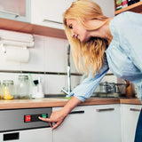 Clean Dirty Dishwasher Magnet Non-Scratch Magnetic Black Signage Indicator Sign