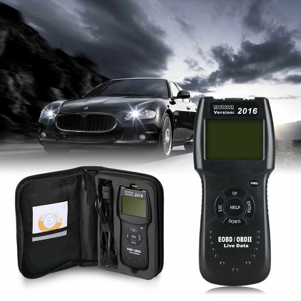 2016 D900 OBDII OBD2 CAN Auto Fault Code Reader Engine Diagnostic Scanner Tester