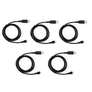 5 Pack Lot 3FT 3FEET USB2.0 A to Micro B Data Sync Charge Cable Cord