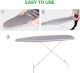 Ironing Board Cover 15 x 54 Scorch and Stain Resistant Thick Padding 4 Fasteners
