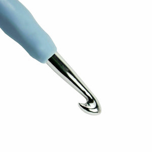 Soft Handle 12 PCS Set Crochet Hooks Needles Knit Yarn Weave Craft Aluminum
