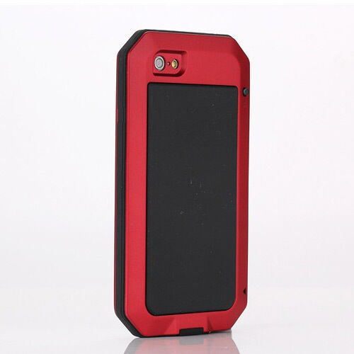 Waterproof Shockproof Aluminum Metal Glass Case Cover for iPhone 6 & 6 Plus