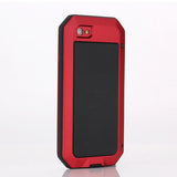 Waterproof Shockproof Aluminum Metal Glass Case Cover for iPhone 6 & 6 Plus