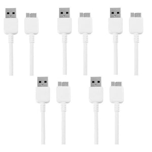 5 New Micro USB 3.0 DATA Sync Charging Cable For Samsung Galaxy Note 3 lll N9000