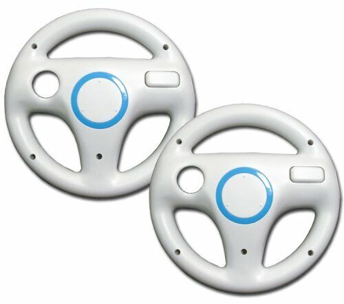 2pcs Mario Kart Racing Steering Wheel for Nintendo Wii Remote Game Controller