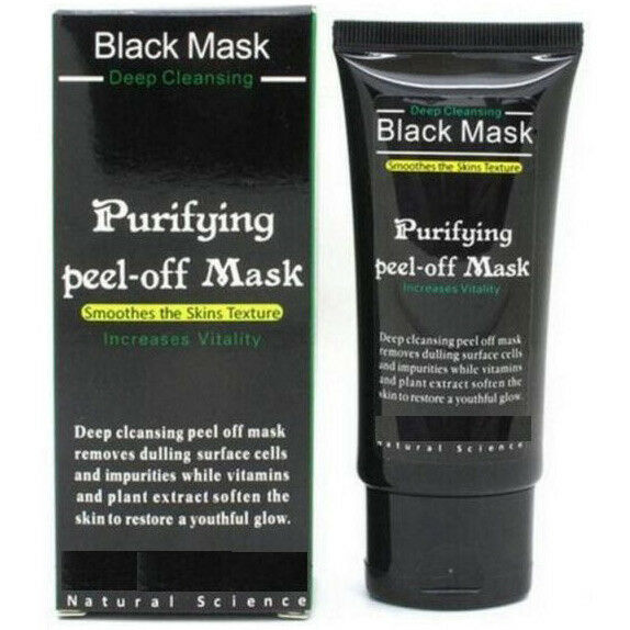 Purifying Black Peel-off Mask Facial Cleansing Blackhead Remover Charcoal Mask