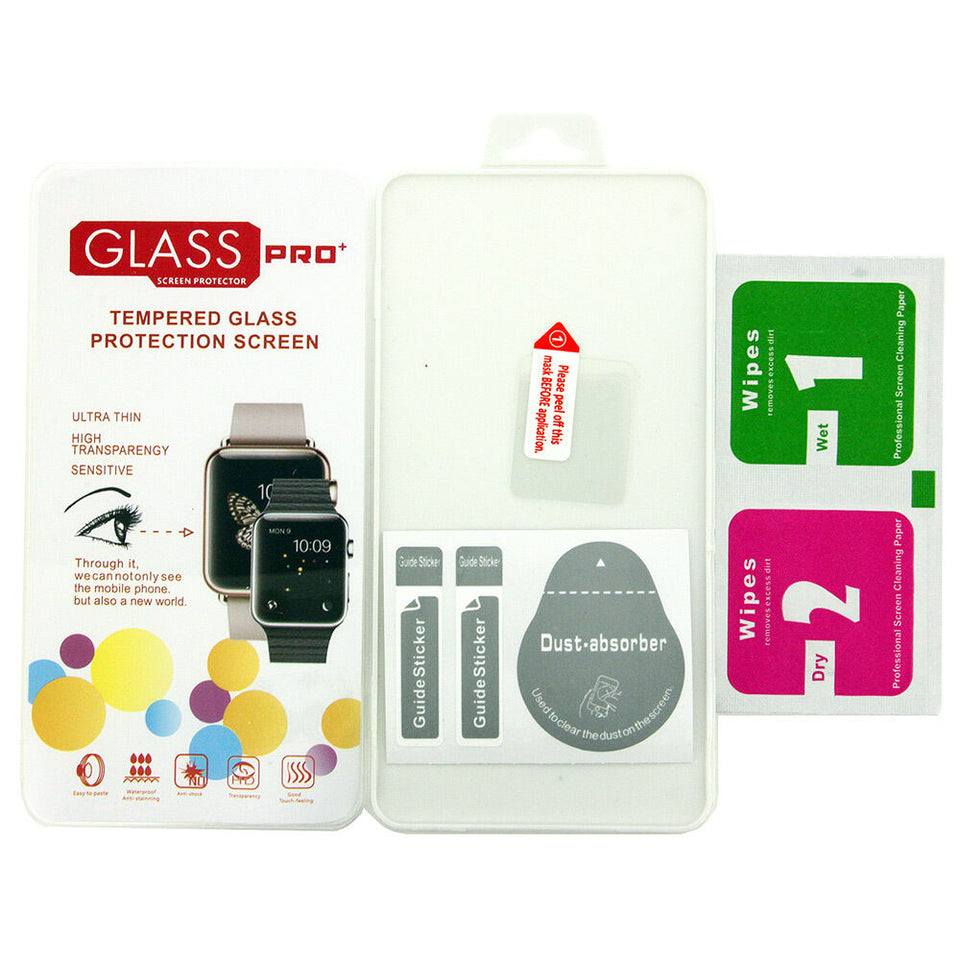 Premium Real Tempered Glass Screen Film Protector For Apple Watch 38mm 42mm