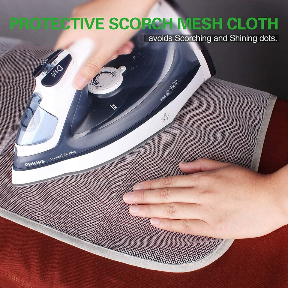 Ironing Board Cover 15 x 54 Scorch and Stain Resistant Thick Padding 4 Fasteners