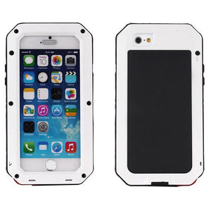 Waterproof Shockproof Aluminum Metal Glass Case Cover for iPhone 6 & 6 Plus