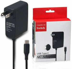 Home Wall Travel Charger Plug Cord AC Adapter Power Supply for Nintendo Switch