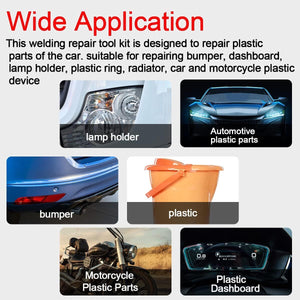 200 Staples Hot Stapler Car Bumper Fender Fairing Welder Gun Plastic Repair Kits