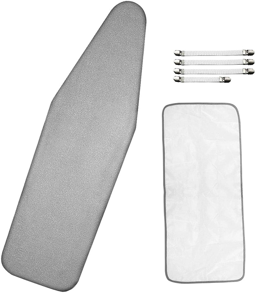 Ironing Board Cover 15 x 54 Scorch and Stain Resistant Thick Padding 4 Fasteners
