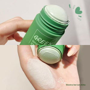 Green Tea Purifying Clay Mask Stick Facial Deep Cleansing Oil Pore Acne Remover