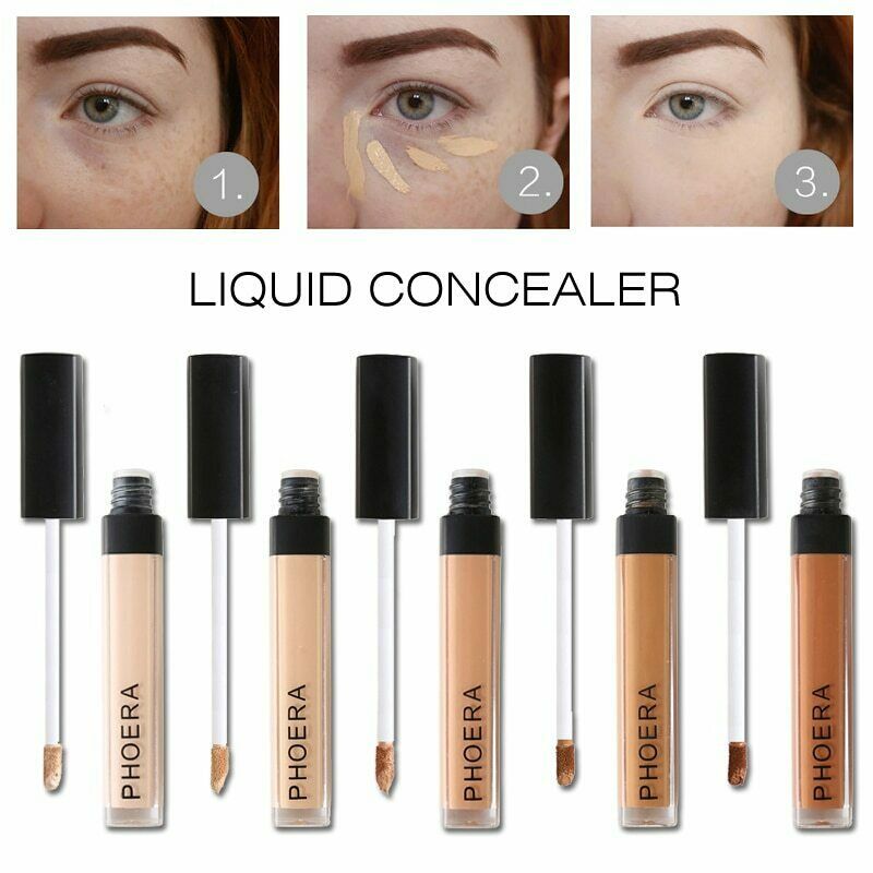 PHOERA Makeup Concealer Liquid Moisturizer Conceal HD High Definition Foundatio