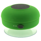 US Green Mini Waterproof Wireless Bluetooth Handsfree Suction Speaker Shower Car