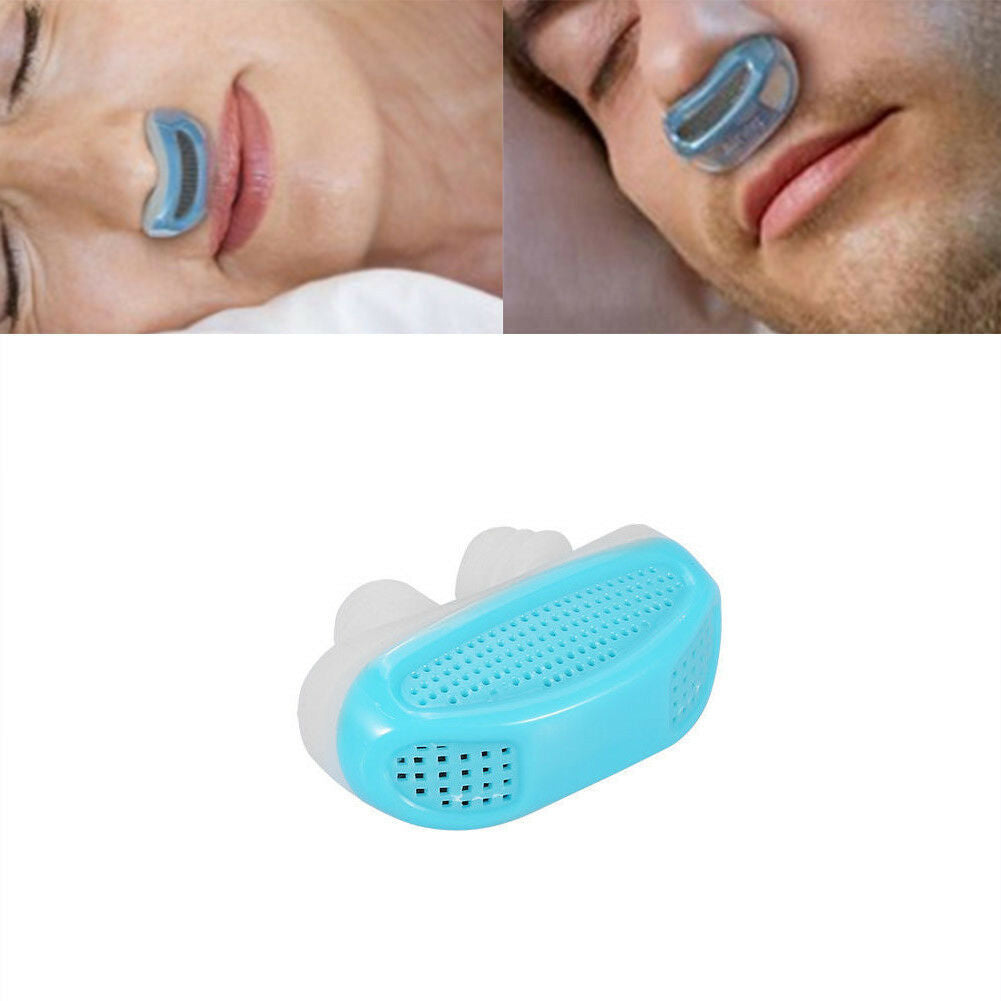 Silicone Anti Snore Device Nasal Dilators Apnea Aid Stop Snoring Nose Clip USA