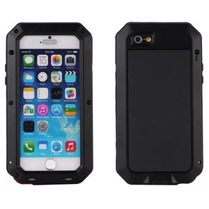 Waterproof Shockproof Aluminum Metal Glass Case Cover for iPhone 6 & 6 Plus