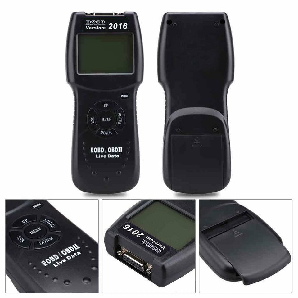 2016 D900 OBDII OBD2 CAN Auto Fault Code Reader Engine Diagnostic Scanner Tester