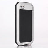 Waterproof Shockproof Aluminum Metal Glass Case Cover for iPhone 6 & 6 Plus