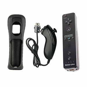 Built in Motion Plus Remote Controller And Nunchuck For Nintendo Wii & Wii U