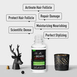 100% Natural Beard Mustache Hair Growth Oil Balm Wax Conditioner Care Oil 30ml