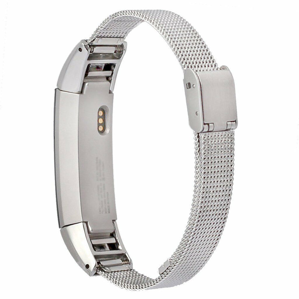 Milanese Stainless Steel Mesh Watch Band Bracelet Strap w/ Clasp for Fitbit Alta
