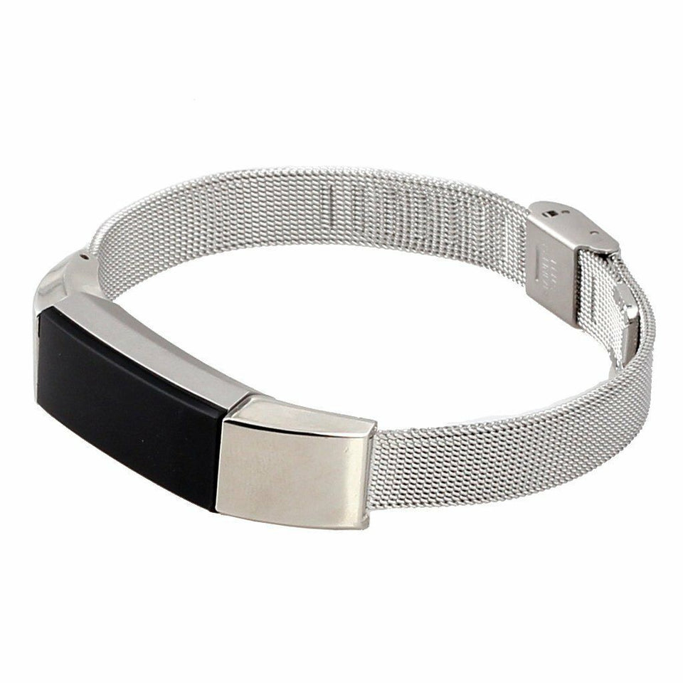 Milanese Stainless Steel Mesh Watch Band Bracelet Strap w/ Clasp for Fitbit Alta