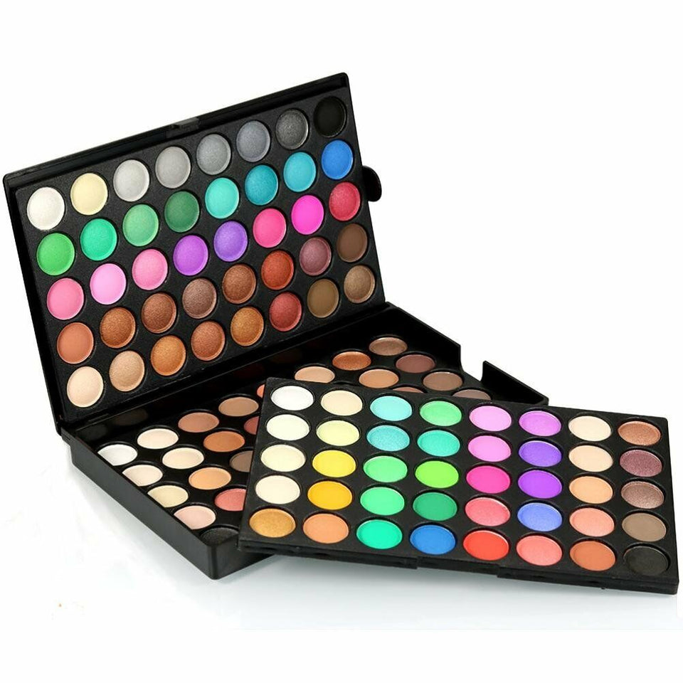 Popfeel 120 Matte Colors Eyeshadow Eye Shadow Palette Makeup Set Kit Pro