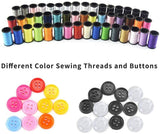 172pc Home Travel Sewing Kit Thread Threader Needle Tape Measure Scissor Thimble