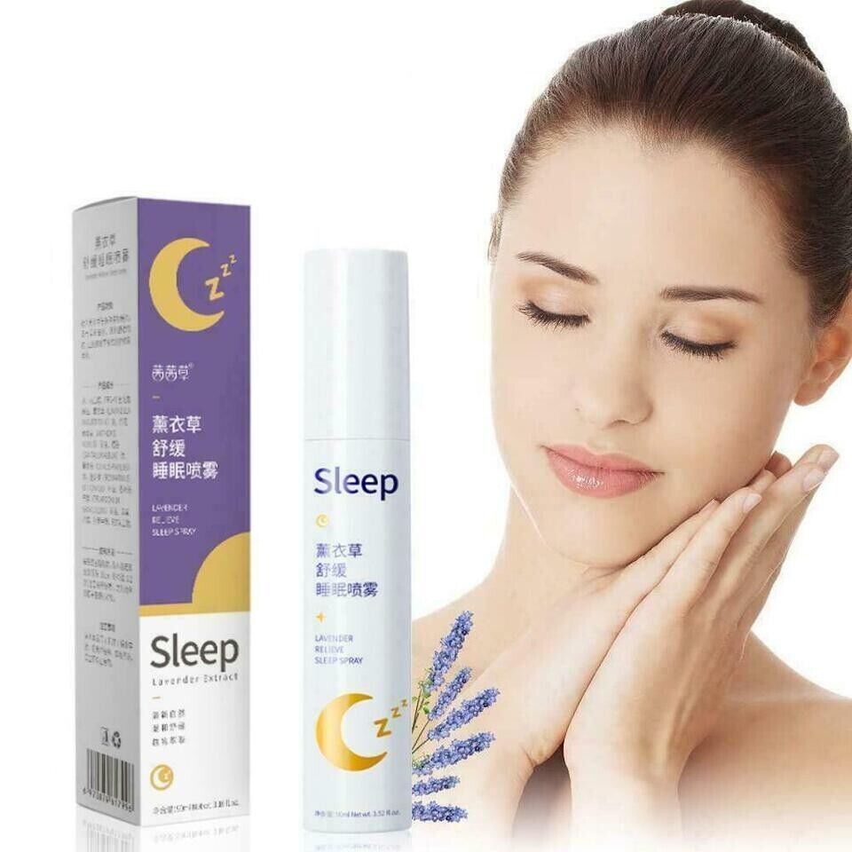 Lavender Deep Sleep Pillow Linen Room Spray Mist Fragrance Natural Essential Oil