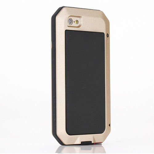 Waterproof Shockproof Aluminum Metal Glass Case Cover for iPhone 6 & 6 Plus