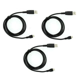 3 Pack Lot 3FT 3FEET USB2.0 A to Micro B Data Sync Charge Cable Cord
