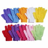 10 Pairs Exfoliating Spa Bath Glove Shower Soap Clean Hygiene Body Scrub Massage