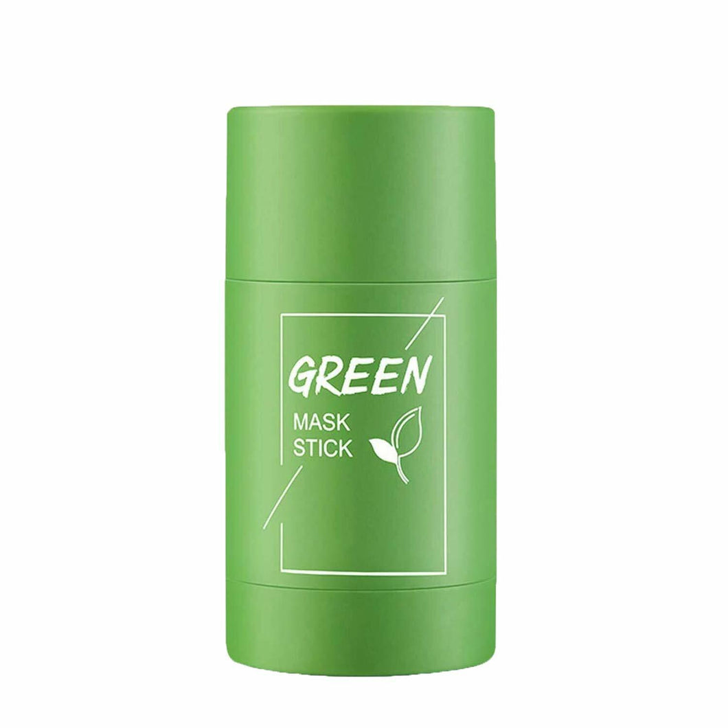 Green Tea Purifying Clay Mask Stick Facial Deep Cleansing Oil Pore Acne Remover