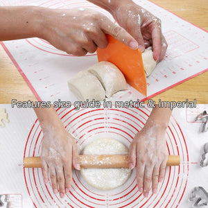 20''x28'' Extra Large Non Stick Slip Silicone Pastry Baking Mat Dough Fondant