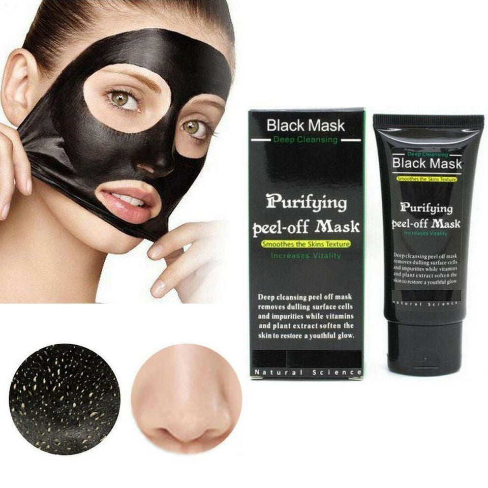 Purifying Black Peel-off Mask Facial Cleansing Blackhead Remover Charcoal Mask
