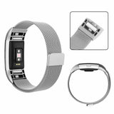 Stainless Steel Metal band Wrist Watch Strap Bracelet Clasp For Fitbit Charge 2