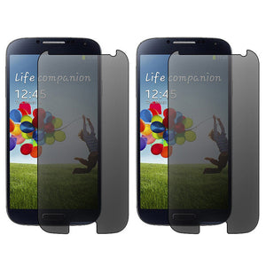 2X Privacy Filter Screen Guard Protector Film For Samsung Galaxy S4 SIV i9500