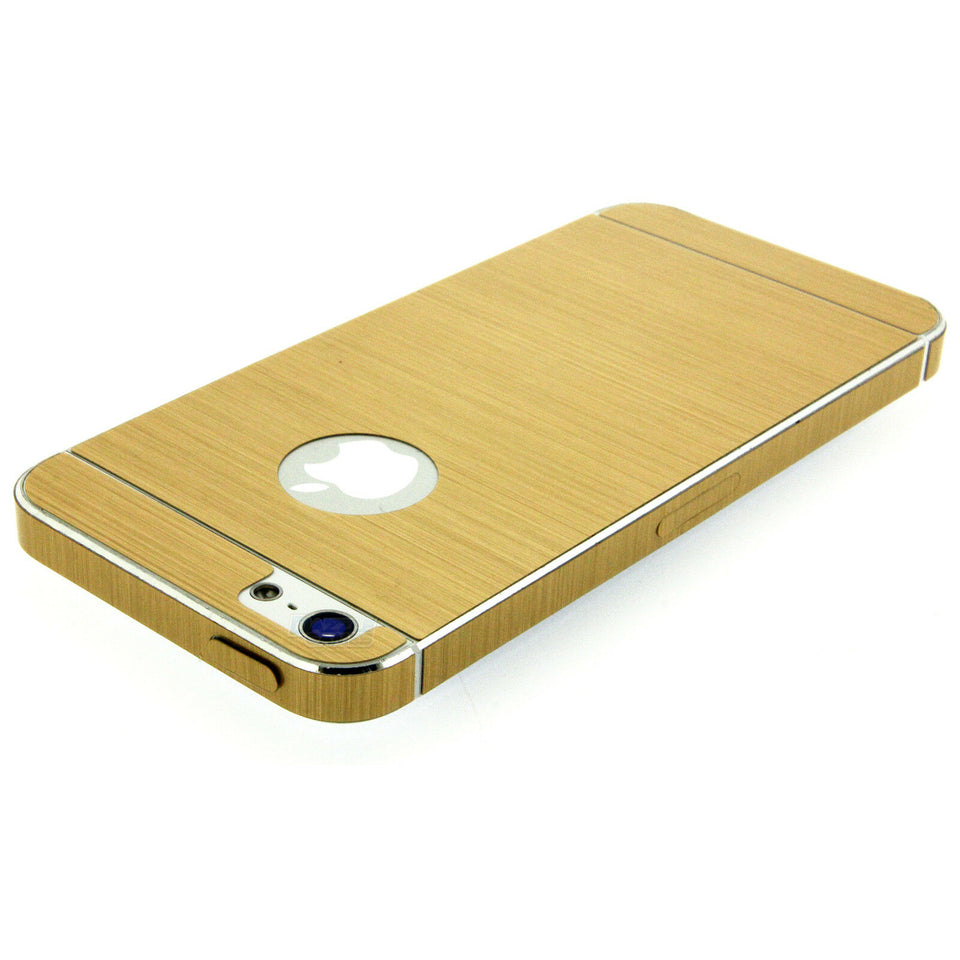 Luxury Champagne Gold Full Body Wrap Decal Skin Sticker for iPhone 5 5S